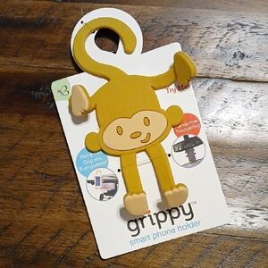Yellow Monkey Phone Holder for Kids